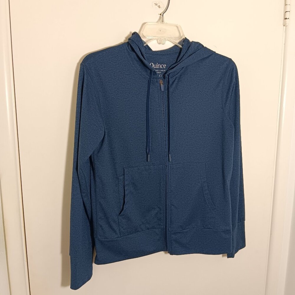 Quincy Hoodie Womens Zip Up Minimalist capsule  wardrobe athletic